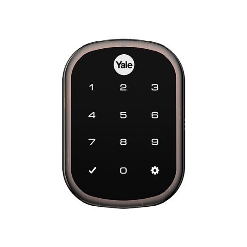 Yale - Assure HomeKit Enabled Combination Smart Door Lock - Oil-Rubbed Bronze-Front_Standard