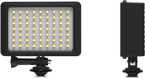 Digipower - Luz de video profesional resistente al agua con banco de energía incorporado - Negro