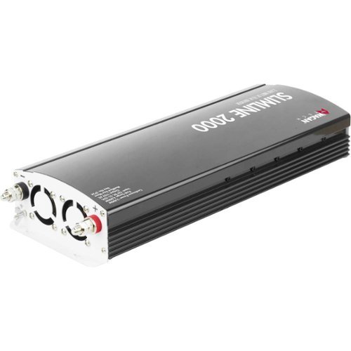 Wagan Tech SlimLine 2000W Power Inverter - Black WORLDWIDE DELIVERY