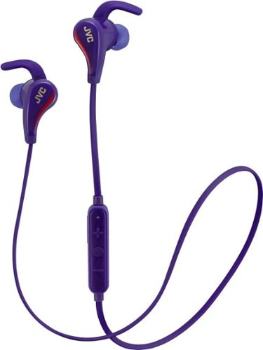 JVC - HA ET50BT Wireless In-Ear Headphones (iOS) - Blue-Front_Standard 