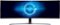 Samsung - CHG9 Series C49HG90DMN 49" HDR LED Curved FHD FreeSync Monitor (DisplayPort, Mini DisplayPort, HDMI, USB) - Matte dark blue black-Front_Standard 
