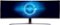 Samsung - CHG9 Series C49HG90DMN 49" HDR LED Curved FHD FreeSync Monitor (DisplayPort, Mini DisplayPort, HDMI, USB) - Matte dark blue black-Front_Standard