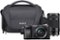 Sony - Alpha a6300 Mirrorless Camera with 16-50mm and 55-210mm Lenses - Black-Front_Standard
