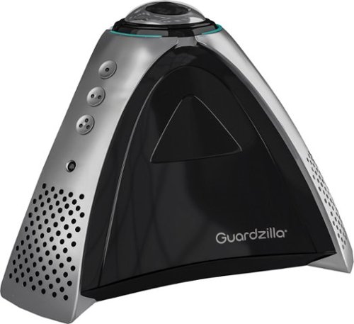 Guardzilla - 360 HD Wi-Fi Security Camera - Black/silver-Front_Standard 