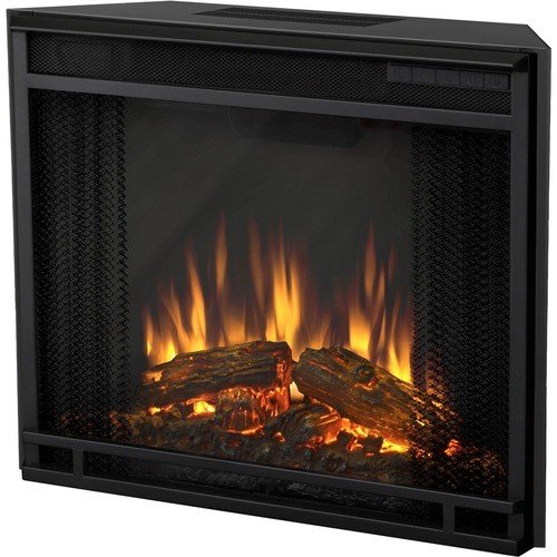 Real Flame - Electric Fireplace - Indoor Usage - Heating Capacity 1.40 kW - Black-Front_Standard 