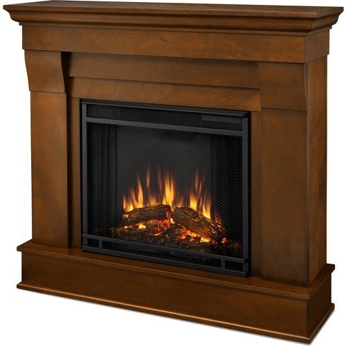 Real Flame - Chateau Electric Fireplace - Indoor Usage - Heating Capacity 1.38 kW - Espresso-Front_Standard 