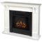 Real Flame - Ashley Electric Fireplace - Indoor Usage - Heating Capacity 1.38 kW - White-Front_Standard