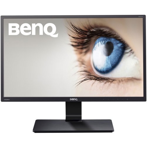 BenQ - GW2270HM 22" LED FHD Monitor - Textured Black/Glossy Black-Front_Standard 