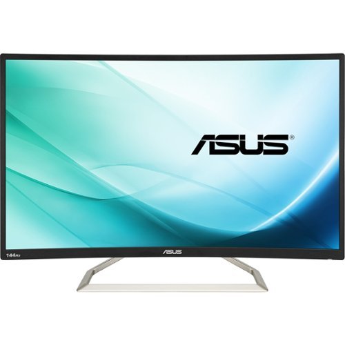  ASUS - VA326H 31.5" LED Curved FHD Monitor - Black