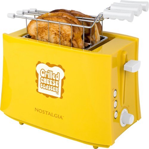  Nostalgia - Grilled Cheese Sandwich Toaster - Yellow