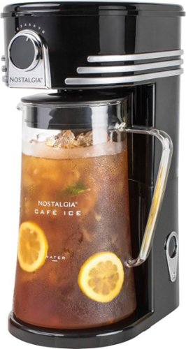  Nostalgia - Caf Ice 3-Quart Iced Coffee &amp; Tea Brewing System - Black