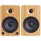 Kanto - 4" Powered Wireless 2-Way Bookshelf Speakers (Pair) - Bamboo-Front_Standard