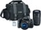 Canon - EOS Rebel T6i DSLR Camera with 18-55mm and 55-250mm Lenses - Black-Front_Standard