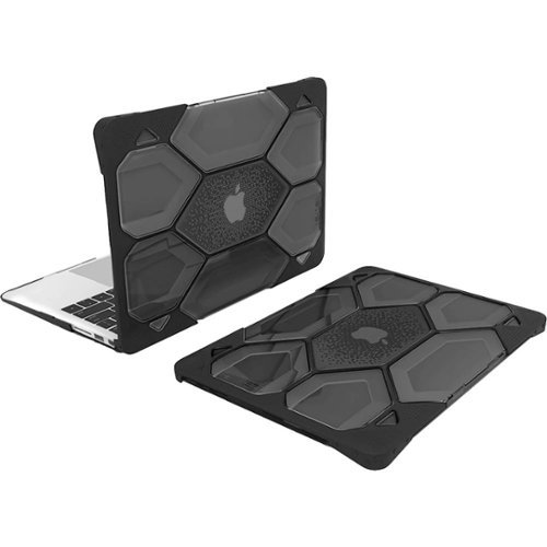 iBenzer Hexpact Protective Case for 13 Apple MacBook Air without Touch ID - Black GLOBAL SHIPPING