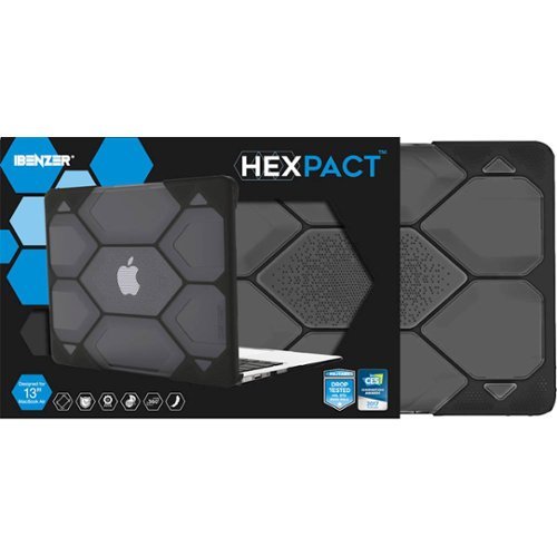 iBenzer Hexpact Protective Case for 13 Apple MacBook Air without Touch ID - Black WHERE TO BUY