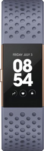 Fitbit - Charge 2 Activity Tracker + Heart Rate (Small) - Rose Gold-Front_Standard 