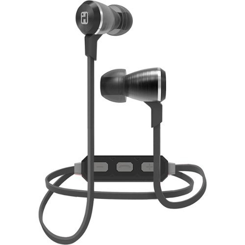 iHome - iB29 Wireless Earbud Headphones - Gray-Front_Standard 