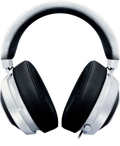  Razer - Kraken Pro V2 Wired Stereo Gaming Headset for PlayStation 4, Xbox One, PC, Mac - White