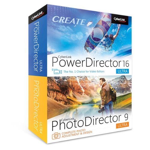  CyberLink - PowerDirector 16 Ultra &amp; PhotoDirector 9 Ultra [Digital]