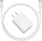 Google - USB Type-C 18W Power Adapter - White-Front_Standard