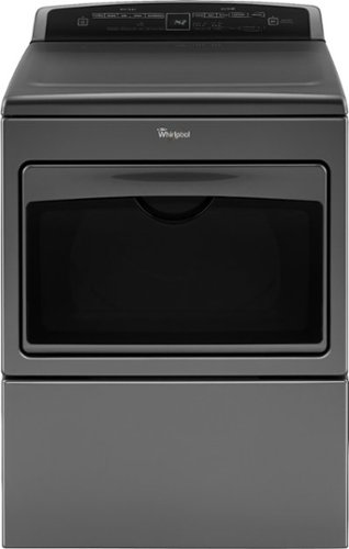 Whirlpool - 7.4 Cu. Ft. 26-Cycle Electric Dryer - Chrome shadow
