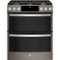 GE - 6.7 Cu. Ft. Slide-In Double Oven Gas Convection Range-Front_Standard