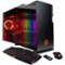 CyberPowerPC - BattleBox Essential Desktop - Intel Core i7 - 16GB Memory - NVIDIA GeForce GTX 1060 - 120GB Solid State Drive + 2TB HDD - Black-Front_Standard