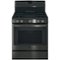 GE - 5.6 Cu. Ft. Freestanding Gas Convection Range - Black Stainless Steel-Front_Standard