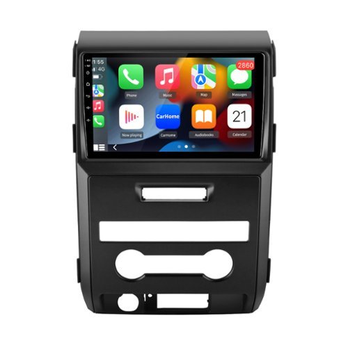 Junsun - For Ford F-150 F150 2009-2012 9 Inch 8 Core carplay Android 15 4+64GB Car Stereo Radio GPS Navi WIFI BT FM RDS DSP SWC - Black-Front_Standard 
