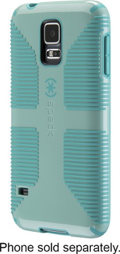  Speck - CandyShell Grip Case for Samsung Galaxy S 5 Cell Phones - Green/Blue