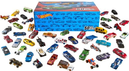  Hot Wheels - 50 Car Pack - Multicolor