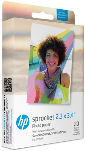 HP Sprocket 2.3x3.4" Zink Photo Paper (20 Sheets) - White