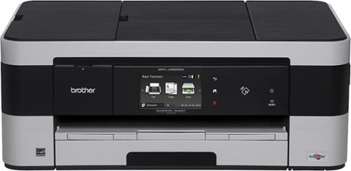  Brother - MFC-J4620DW Business Smart Wireless Inkjet All-in-One Printer - White/Black