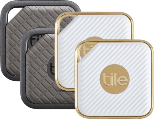  Tile by Life360 - Pro Series Sport and Style Smart Trackers (4-Pack) - Multi