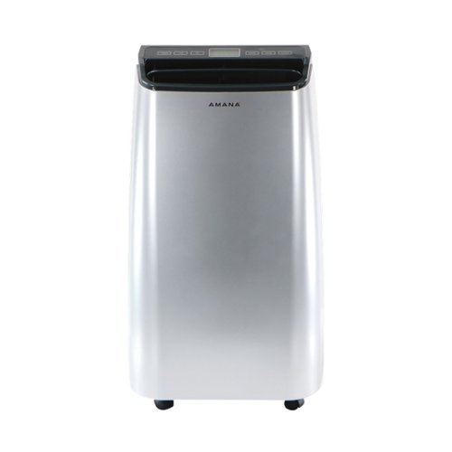 Amana - 500.5 Sq. Ft. Portable Air Conditioner - Silver/Gray-Front_Standard 