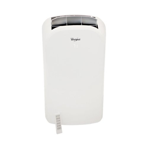 Whirlpool - 450 Sq. Ft. Portable Air Conditioner - White-Front_Standard 