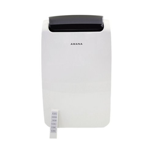 Amana - 249.7 Sq. Ft. Portable Air Conditioner - White-Front_Standard 