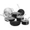 KitchenAid - 11-Piece Cookware Set - Black Sapphire-Angle_Standard