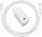 Google - 45W USB-C Power Adapter - White-Front_Standard