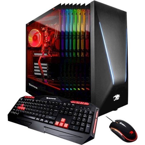  iBUYPOWER - Desktop - Intel Core i5-7600K - 16GB Memory - NVIDIA GeForce GTX 1060 - 2TB Hard Drive + Intel Optane Memory - Black