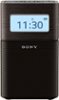 Sony - Portable AM/FM Alarm Clock - Black-Front_Standard