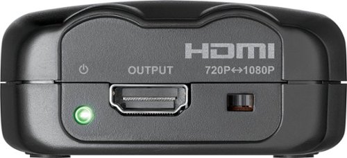 Insignia™ RCA to HDMI Converter - Black GLOBAL SHIPPING