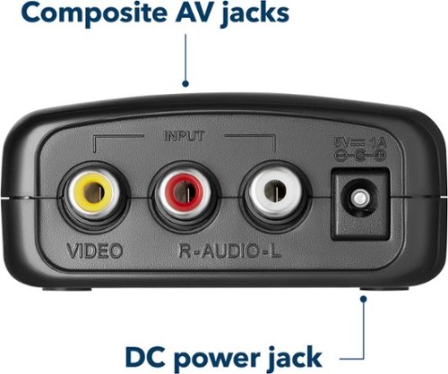 Insignia™ RCA to HDMI Converter - Black HOW TO BUY
