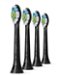 Philips Sonicare - DiamondClean Replacement Toothbrush Heads (4-pack) - Black-Angle_Standard 