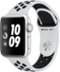 GSCR Apple Watch Nike+ Series 3 (GPS) 38mm Aluminum Case with Pure Platinum/Black Nike Sport Band - Silver Aluminum - (2017)-Angle_Standard