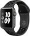 Geek Squad Certified Refurbished Apple Watch Nike+ Series 3 (GPS) 38mm Space Gray Aluminum with Black Nike Sport Band - Space Gray - (2017)-Angle_Standard