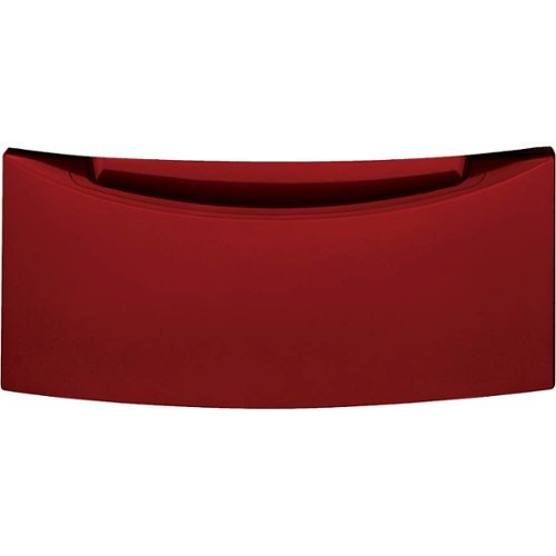 Laundry Pedestal for Select GE 28" Washers and Dryers - Ruby Red-Front_Standard 