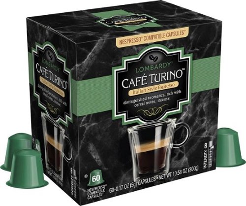  Café Turino - Lombardy Espresso Capsules (60-Pack)