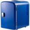 Gourmia - 0.1 Cu. Ft. Mini Fridge - Blue-Front_Standard