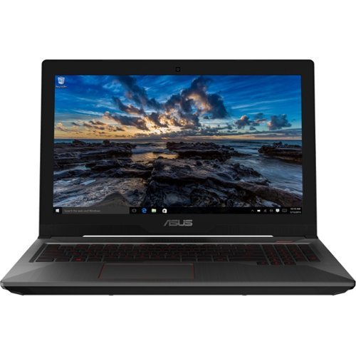 ASUS - 15.6" Laptop - Intel Core i7 - 8GB Memory - NVIDIA GeForce GTX 1050 - 1TB Hard Drive + 128GB Solid State Drive - Black IMR-Front_Standard 